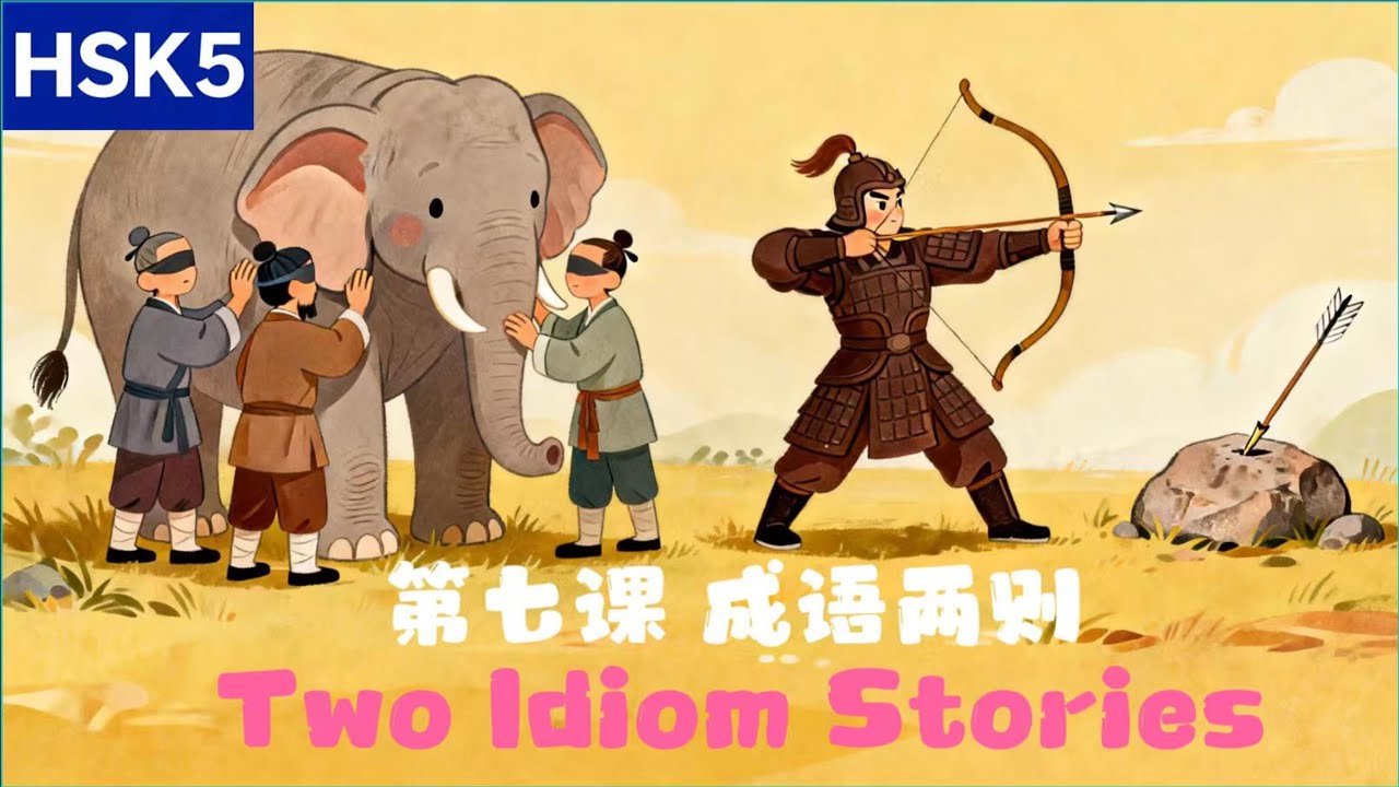 HSK5 Lesson 7: Vocabulary + tips + Story  4K