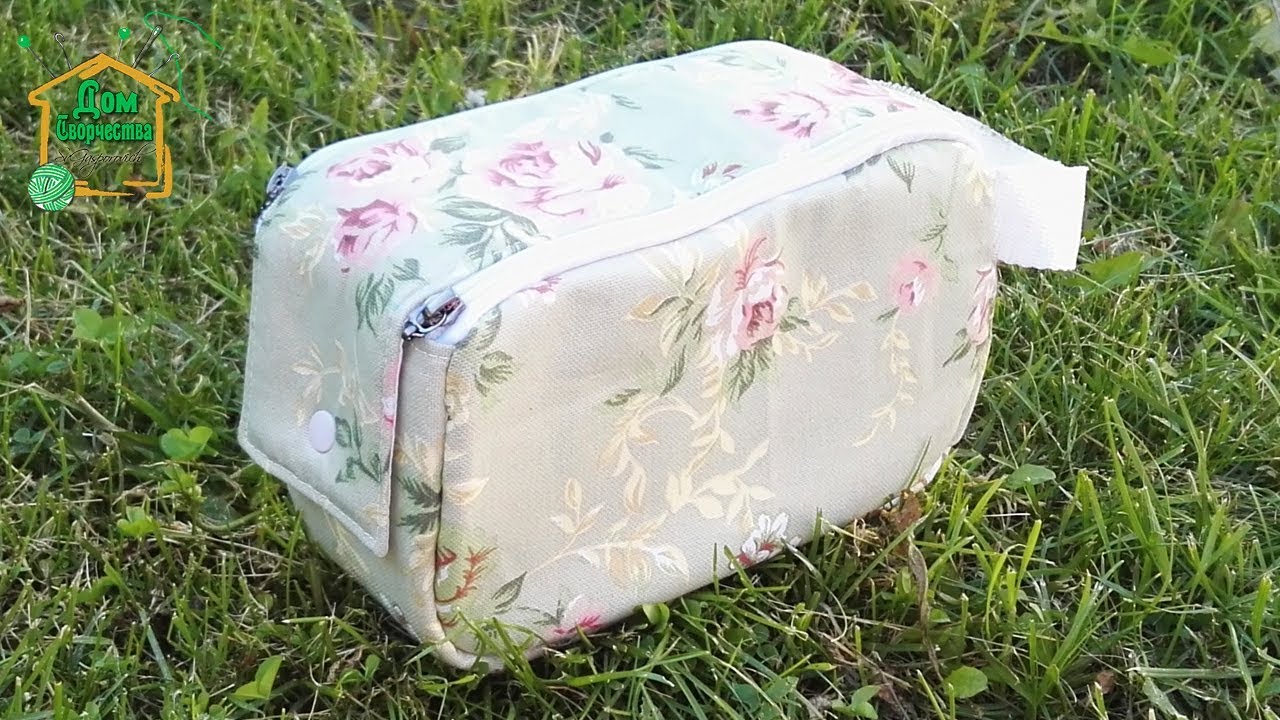 Косметичка своими руками / Как сшить косметичку с двумя молниями / мастер класс от SvGasporovich
