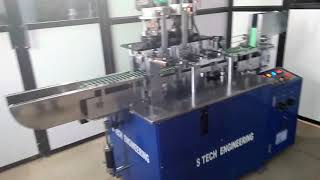 Bic type spiral refill making  machine. use and throw pen making machine.pen making machine.