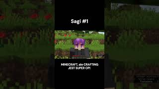 MINECRAFT, ale CRAFTING JEST SUPER OP! #1 #minecraft #sagi #minecraftfunny #2ksubscribers #mc