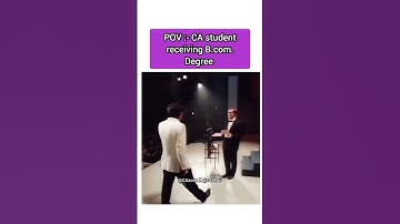 CA students with B.com degree🔥