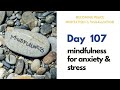 Day 107 mindfulness for anxiety  stress