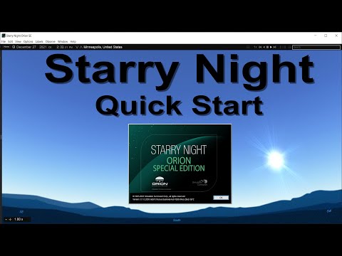 Starry Night astronomy software quick start guide