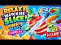 Perfect Slices Relaxing Fruit CuttingASMR Gameplay 