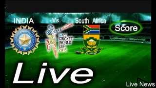 India vs South Africa LIVE SCORE:cricket world cup 2015