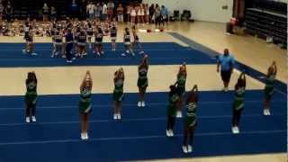 KMS Cheer at UCA summer camp 2012 @ UCO Xtreme Routine