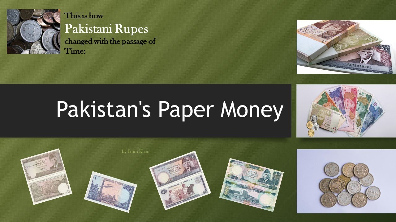 Pakistan's Paper Money | Pakistani Rupes | Pakistani Pesay | PKR