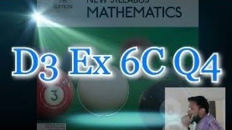 Q4 || Ex-6C || D3 || NSM || Coordinate Geometry || O