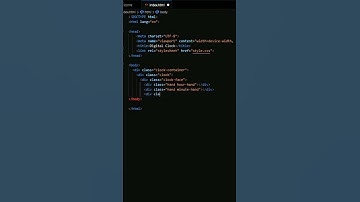 Create a simple clock using HTML, CSS and JavaScript