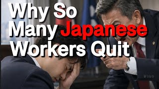 Why So Many Japanese Workers Quit in Silence/A salaried worker/Overtime/Harassment/Tired