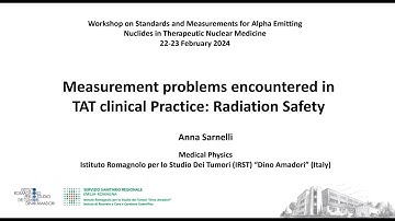 14. Measurement problems encountered in TAT clinical practice: Radiation Safety