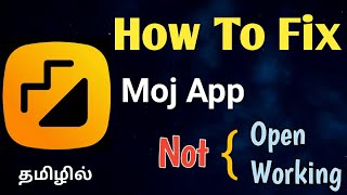 How To Fix Moj App Not Working Problem | Fix Moj App Not Opening Problem | TAMIL REK screenshot 1