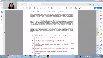 Live Lesson: Checkpoint 2 English Language - October 2015 Paper 1 - Part 2 (Summaries)