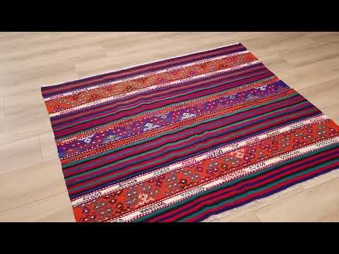 El Dokuma Anadolu Desenli Yün Sandık Eskisi Selendi Cicim Kilimi inceleme videosu kapak görseli