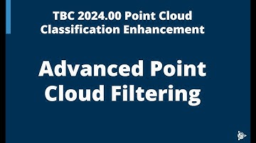 TBC 2024.00 Advanced Point Cloud Filtering