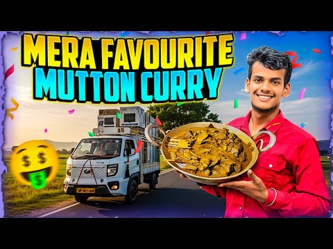 Aaj Banega Mera Favourite Mutton Curry Testidar Truck Driver Style 🤤 | Ghaziabad Trip Ho Gaya 🥰