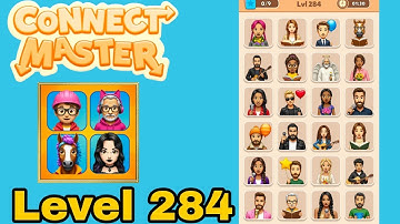 Connect master match puzzle level 284 solution walkthrough 
