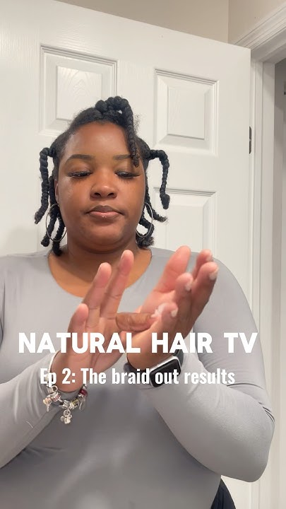  Natural hair braid out results on 4c Hair #4chair #haircare #braidout # ...