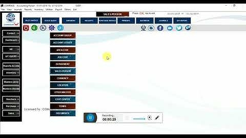 HOW TO CREATE AND VIEW OTHER ACCOUNT MASTER IN COMRADE PLUS GST VERSION