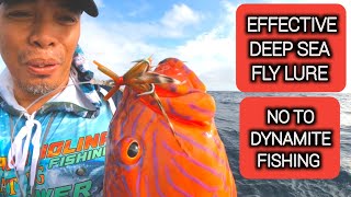 EFFECTIVE DEEP SEA FLY LURE | NO TO DYNAMITE FISHING | Richard Molina Fishing