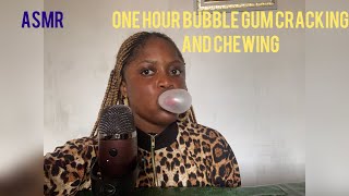 One hour bubble gum chewing and cracking #asmrgumchewing #asmr