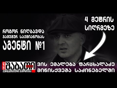 ‼ როგორ ნიღბავდა ჯაშუშურ საქმიანობას აგენტი №1