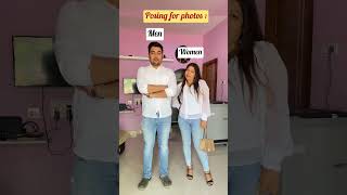 Men vs women while posing for photos!!!