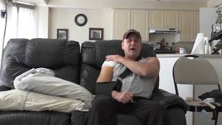Rotator cuff surgery Post op recovery Day 5