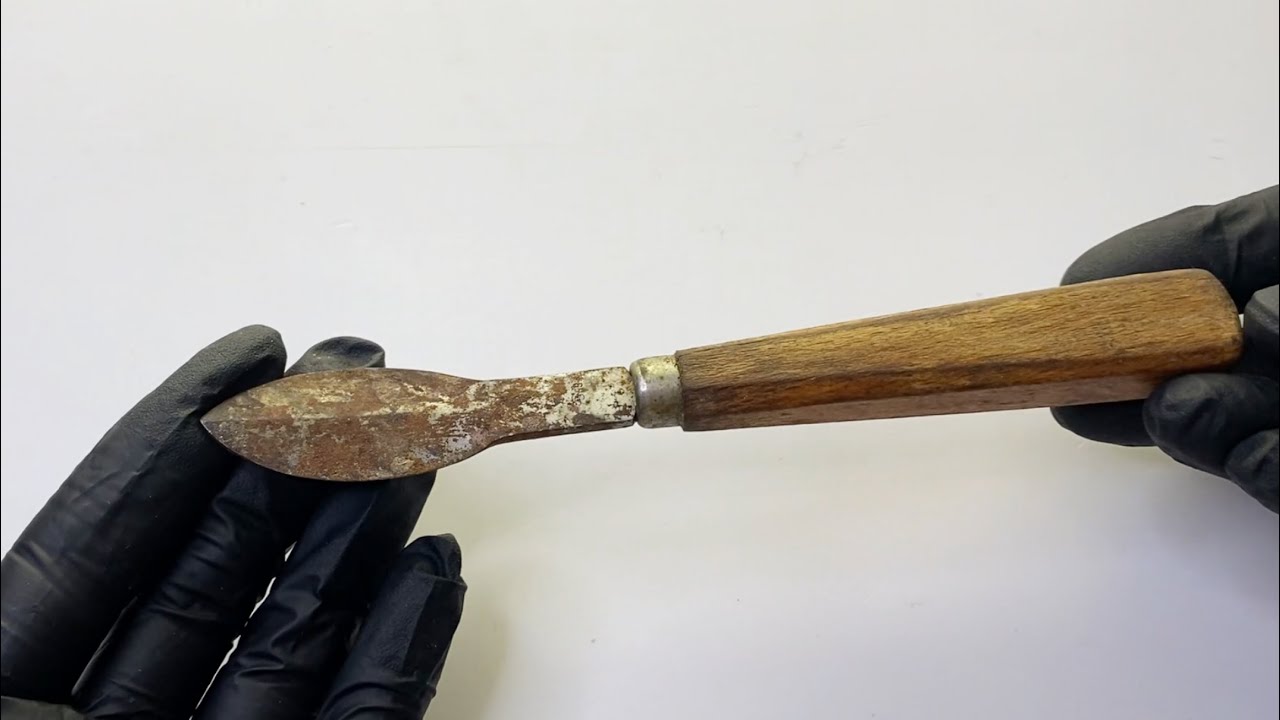 Old knife restoration - YouTube
