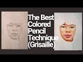 The best way to use gresaille underpainting with colored pencils