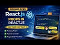 ReactJS Tutorial Lecture 7 | Props in React Part 2 | Pass Object & Array as Props | Props Drilling