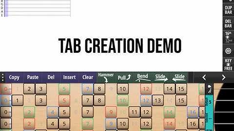 Jam Maestro iPad Tab Creation Demo