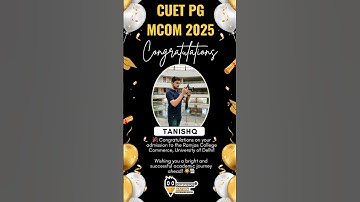 CUET PG M.Com 2026 | Ramjas College Delhi University #cuetpg2026 #cuetpgmcom2026 #mcom #srcc