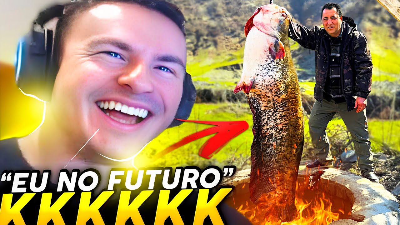 SUPER XANDÃO REAGINDO A PEGUEI UM PEIXE ENORME e COZINHEI | Dia do Peixe na Aldeia