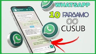 10 farsamo oo layaab leh oo lagu soo kordhiyay whatsapp