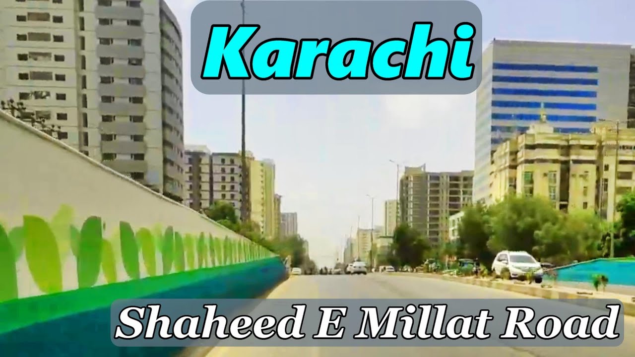 Saheed Road Evening Drive Shaheed E Millat Road Karachi | Exploring Beautiful ...