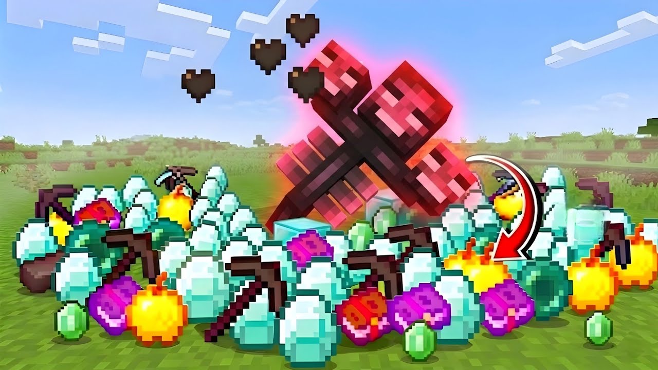 Minecraft But Mobs Drop are RANDOM - YouTube