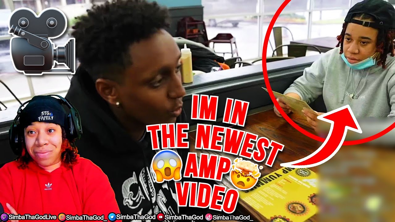 I Ate At AMP CAFE! AMP OPENS A RESTAURANT STG x AMP | SimbaThaGod Reacts