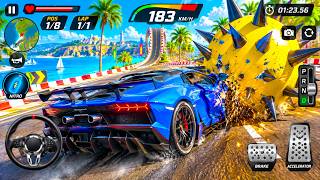 Car Crash Driving Simulator 3D - Impossible Extreme Mega Ramp Stunt - Expensive Car Crash Gamepaly screenshot 2