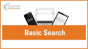 MathSciNet: Basic Search