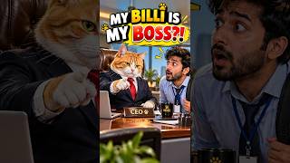 My CAT Became My BOSS! 🐱💼😂 | Parallel Universe EP.1 #funny #youtubeshorts #CatBoss #ParallelUniverse