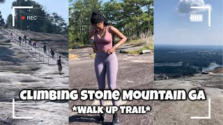Climbing Stone Mountain Walk Up Trail in Georgia  // Fun Things to do in Atlanta