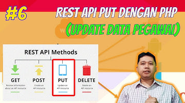 #6 Belajar Membuat API REST dengan method PUT (update) untuk update data pegawai menggunakan PHP