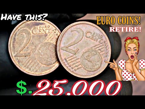 Ultra Italy 2 Euro Cent coin Rare Belgium 2 Euro Cent coins worth a lot of money!Coins worth money!