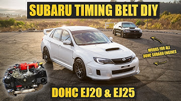 Subaru EJ20 & EJ25 DOHC distributieriem zelf maken - Uitgebreide stapsgewijze handleiding