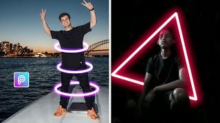 PicsArt Tutorial - Neon Glowing Effect ( Shapes ) screenshot 5