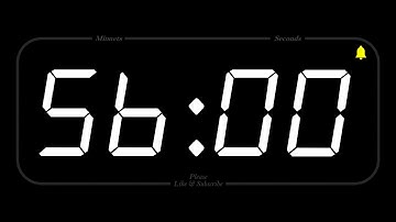 56 MINUTE - TIMER & ALARM - 1080p - COUNTDOWN