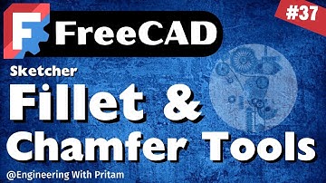 FreeCAD Tutorial #37 – Master Fillet & Chamfer Tools in Sketcher