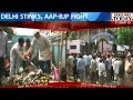 MLAs Clean Delhi Roads, Workers