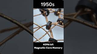 Magnatic Core Memory In 1950's 🤯. #shorts #technology